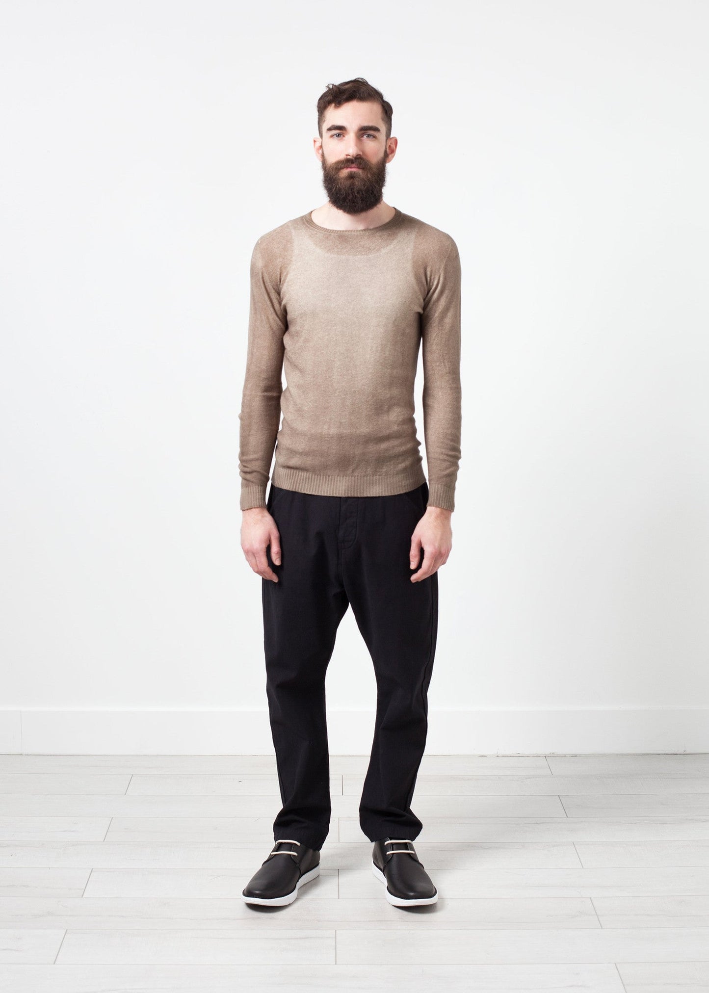 Mottled Cashmere Crewneck