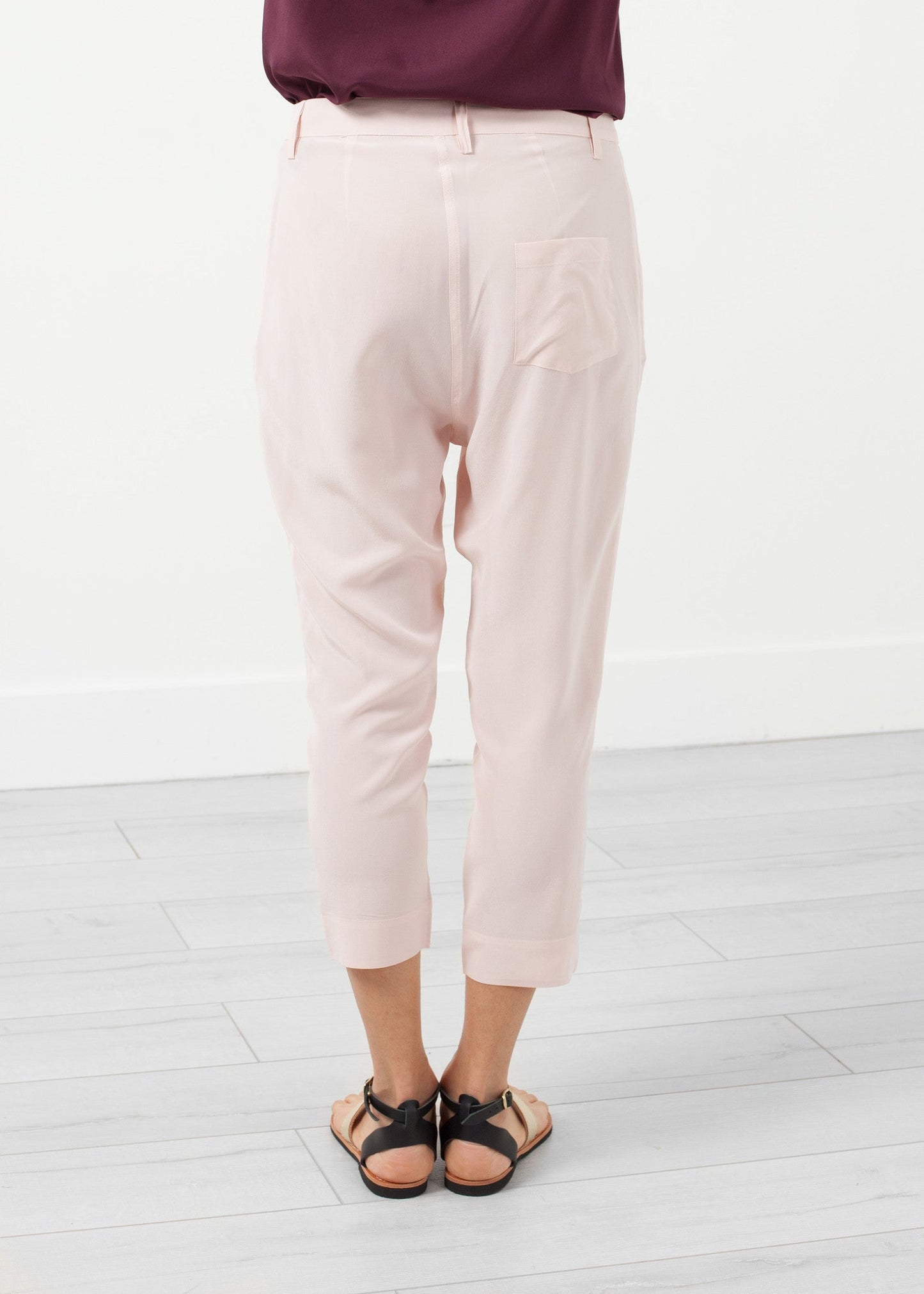 Silk Drop Crotch Pant